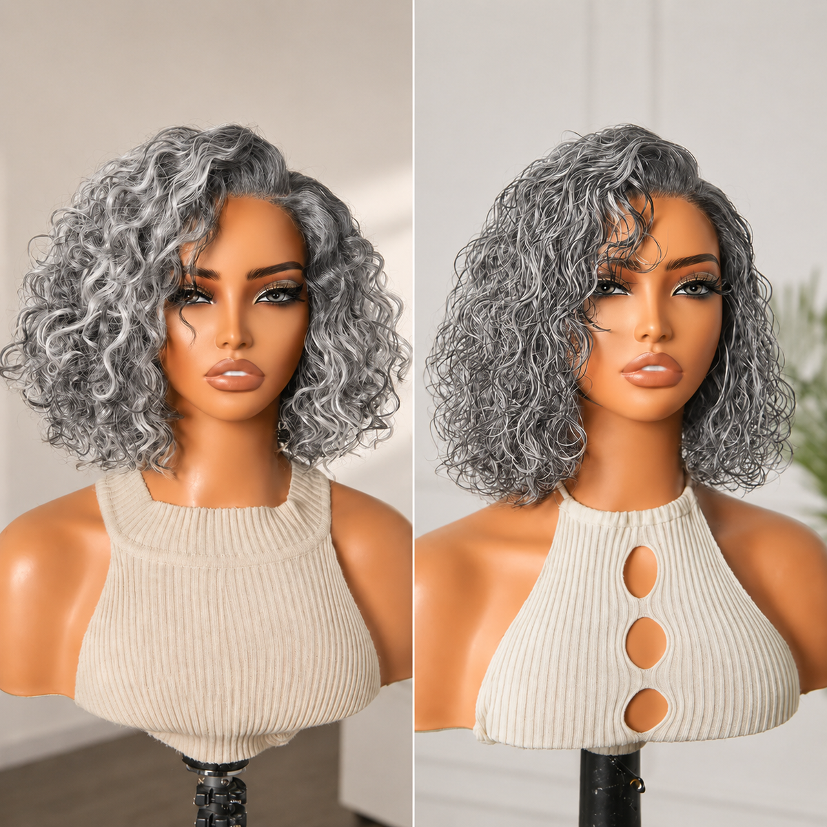 đ„Final HoursâUp to 90% Offđ„Ready-to-Wear Glueless Curly Bob Wig