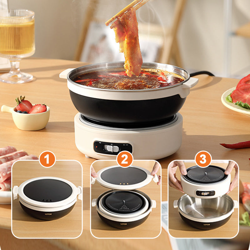 1.2L Portable Foldable Electric Pot with Overheat Protection Free Shipping