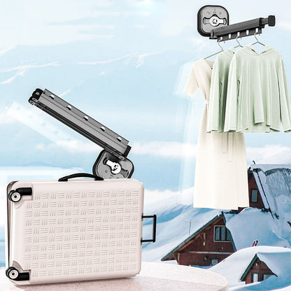 Hot Sale 50% OFFWall-Mounted Folding Clothes Drying Rack/Shower Curtain Holder