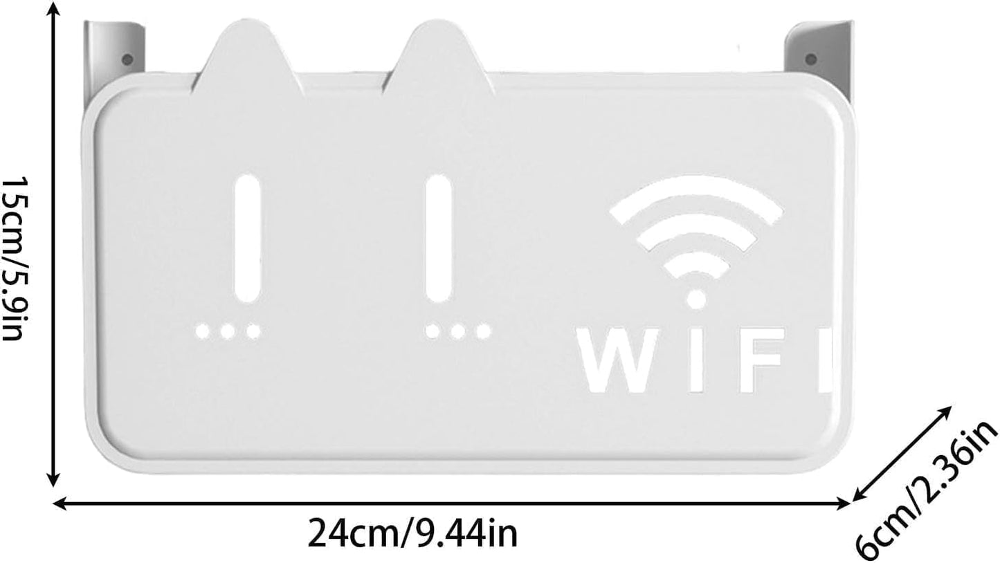 WiFi Router Storage Box â€?Cable Organizer & Wall Mount Cover .f