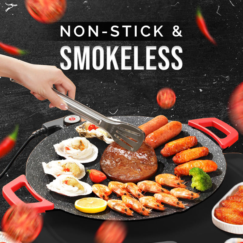 Time-limited SpecialNon-Stick Electric Indoor Grill Pan