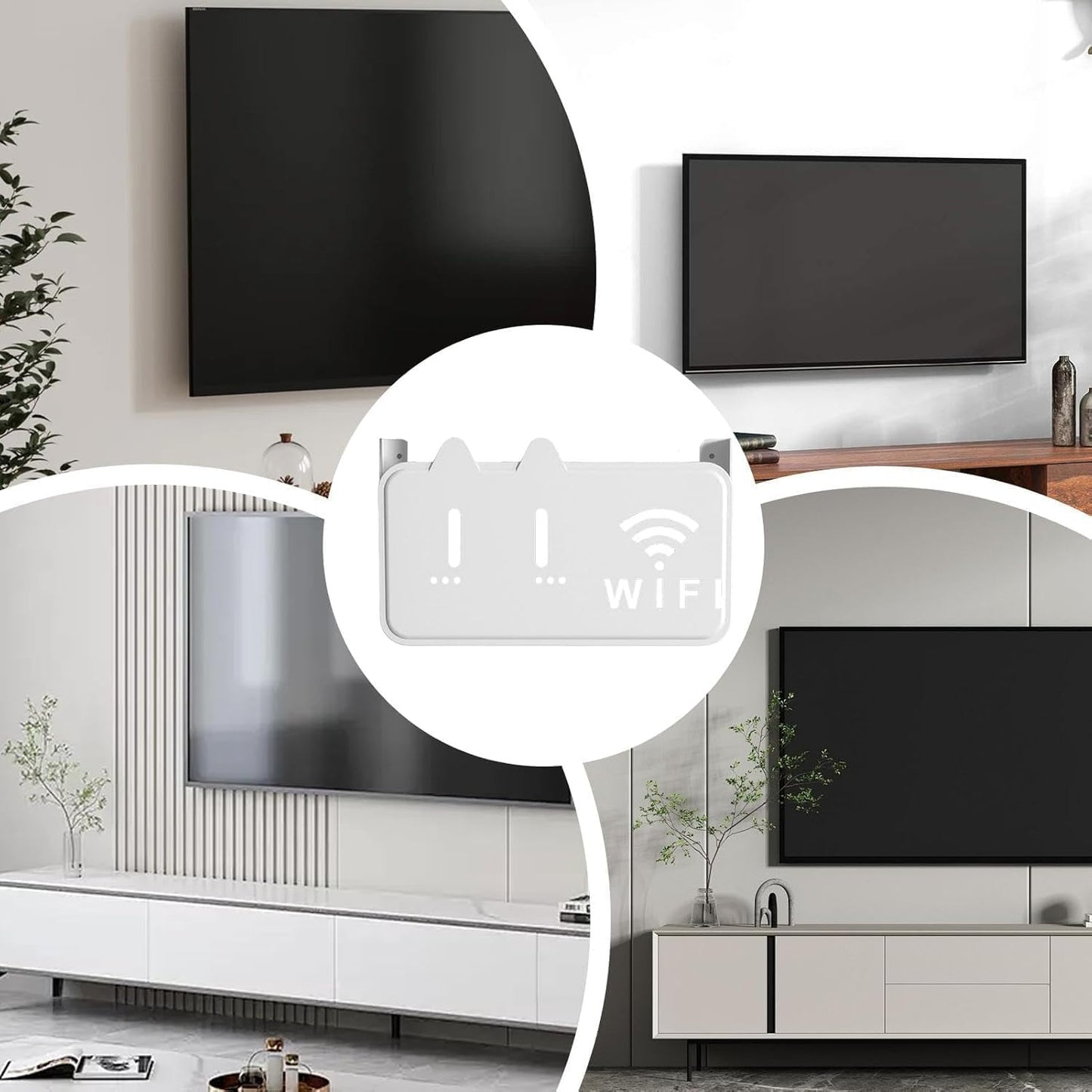 WiFi Router Storage Box â€?Cable Organizer & Wall Mount Cover .f