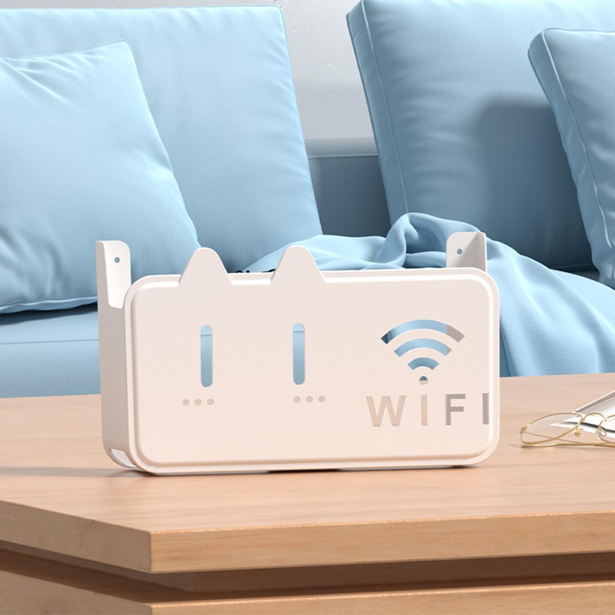 WiFi Router Storage Box â€?Cable Organizer & Wall Mount Cover .f