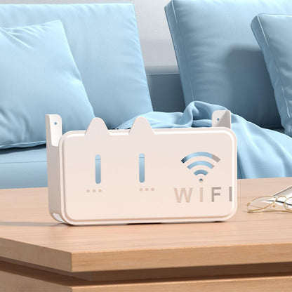 WiFi Router Storage Box â€?Cable Organizer & Wall Mount Cover .f
