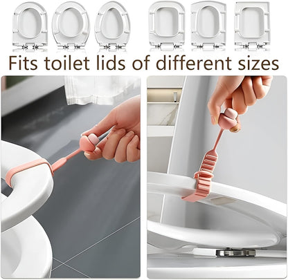 Silicone Toilet Seat Lifter Handle (Pack of 4) â€?Self-Adhesive Hygienic Toilet Cover Clip; f