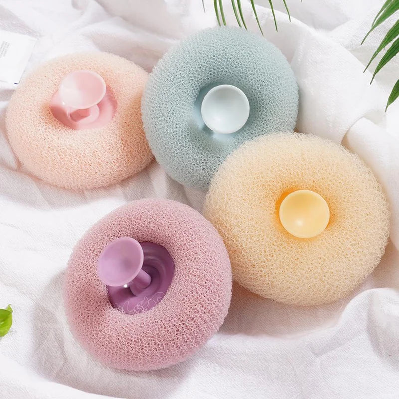 Suction Cup Bath Loofah- Pack of 2