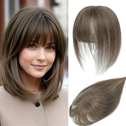 Natural Human Hair Topper – Invisible Volume & Seamless Blend